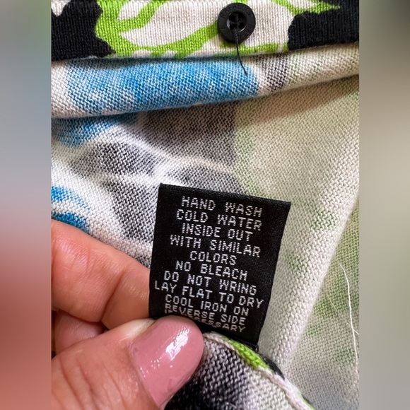 𝅺Rafaela floral multicolor sweater/ top‎ button down Cardigan size P/M - Picture 9 of 16